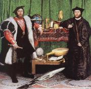 Hans holbein the younger the ambassadors Sweden oil painting artist